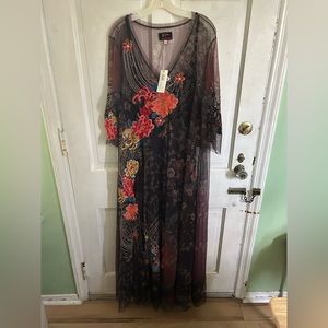 Johnny Was Kayler mesh dress